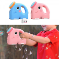 thumbnail image 3 of Elephant Bubbles Machine for Kids, Electric Bubble Blower Maker for Boys Girls Christmas Birthday Gifts(Blue), 3 of 6