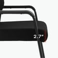 thumbnail image 5 of KLASIKA Office Reception Guest Chair Mid Mesh Back Ergonomic Lumbar Support for Waiting Conference Room Black 2PK, 5 of 7