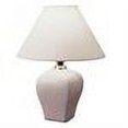 thumbnail image 2 of 13" Tall Ceramic Table Lamp, Urn-Shaped with Ivory finish, Linen Shade, 2 of 3