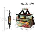 thumbnail image 3 of FORMRS Insulated Cooler Bag 24 Cans Capacity Soft Leakproof Lunch Box with Side Pockets, Vibrant Tomatoes, 3 of 7