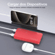 thumbnail image 4 of Power Bank Batería Portátil 10000mah 2.1a Carga Bateria Portatil Con 2 Puertos Rojo, 4 of 4