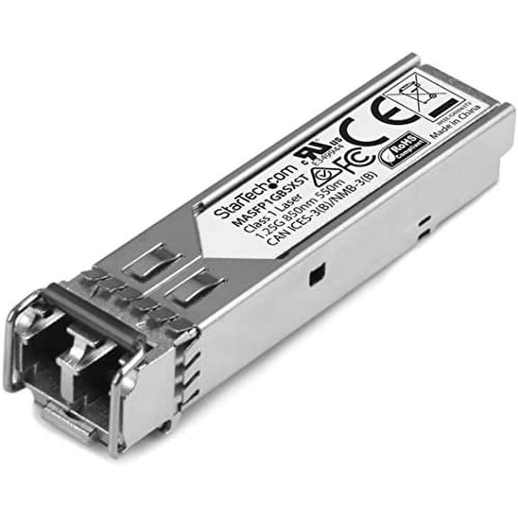 StarTech.com Cisco Meraki MA-SFP-1GB-SX Compatible SFP Module - 1000BASE-SX - 1GbE MMF Optic Transceiver - LC 550m - 850nm - DDM Cisco Meraki MS225, MX400 (MASFP1GBSXST)