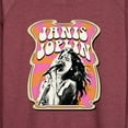 thumbnail image 3 of Janis Joplin - Poster Style - Women's Lightweight French Terry Long Sleeve Shirt, 3 of 5