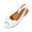 White, variant on Bow Decor Casual Footwear, Women Slingback Flat Sandals, Wide Width Shoes for Women, Women's Bow Flat Sandals Satin Slip On Mules Comfortable Wedding Bride Dressy Shoes for Wide Feet, White 6
