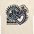 thumbnail image 2 of Instant Message - Love is the Answer Short Sleeve Graphic T-Shirt, 2 of 5