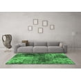 thumbnail image 3 of Ahgly Company Indoor Rectangle Oriental Emerald Green Industrial Area Rugs, 2' x 3', 3 of 4