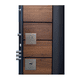 thumbnail image 3 of Puerta Seguridad Xe Kyoto Apertura Derecha De Acero Color Nogal, 3 of 5