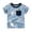 Aqua Blue, variant on Kids Toddler Summer T-Shirt Tees for Boys Short Sleeve TShirt Little Boys Casual T Cartoon Sequin Tops (Boys 1 to 9)