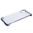 thumbnail image 2 of Funda rígida de PC galvanizada para iPhone 11Pro Max, transparente con borde medio, 2 of 12