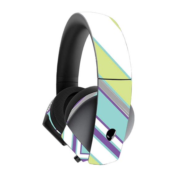 MightySkins ALW71GH-Pastel Chevron Skin for Alienware 7.1 Gaming Headset - Pastel Chevron