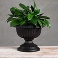 thumbnail image 4 of Root & Vessel Grecian Urn Planter, Black, 18", 4 of 4