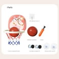 thumbnail image 7 of Indoor Hanging Basketball Hoop, Mini Basketball Set, Wall Mount Hoop, Toss Game, Sports Activity Toy for 1-3 Years, 7 of 7