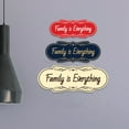 thumbnail image 4 of Signs ByLITA Designer Family is Everything Durable ABS Plastic Laser Engraved Easy Installation Elegant Design Sign (Brushed Gold) - Small, 4 of 8