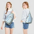 thumbnail image 4 of Cute Cat Print Sling Bag - Hand-drawn Watercolor Cat Crossbody Backpack for Cat Lovers, Water-Resistant Shoulder Daypack (Adorable Pet Design, Lightweight & Durable), 4 of 4