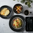 thumbnail image 4 of Gibson Elite Dragonstone 16-Piece Dinnerware Set - Gray, 4 of 5