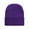 Purple, variant on Nmnitkp Winter Beanie Hats for Women Satin Lined Unisex Cotton Knitted Cuffed Knit Hat with Silky Lining Slouchy Skull Cap