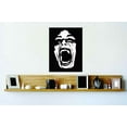 thumbnail image 1 of Design With Vinyl Artwork Wide Open Mouth Horror Screaming Face Wall Decal for Children - Holiday Sream Themed Décor - Size: 20 In x 16 In, 1 of 3