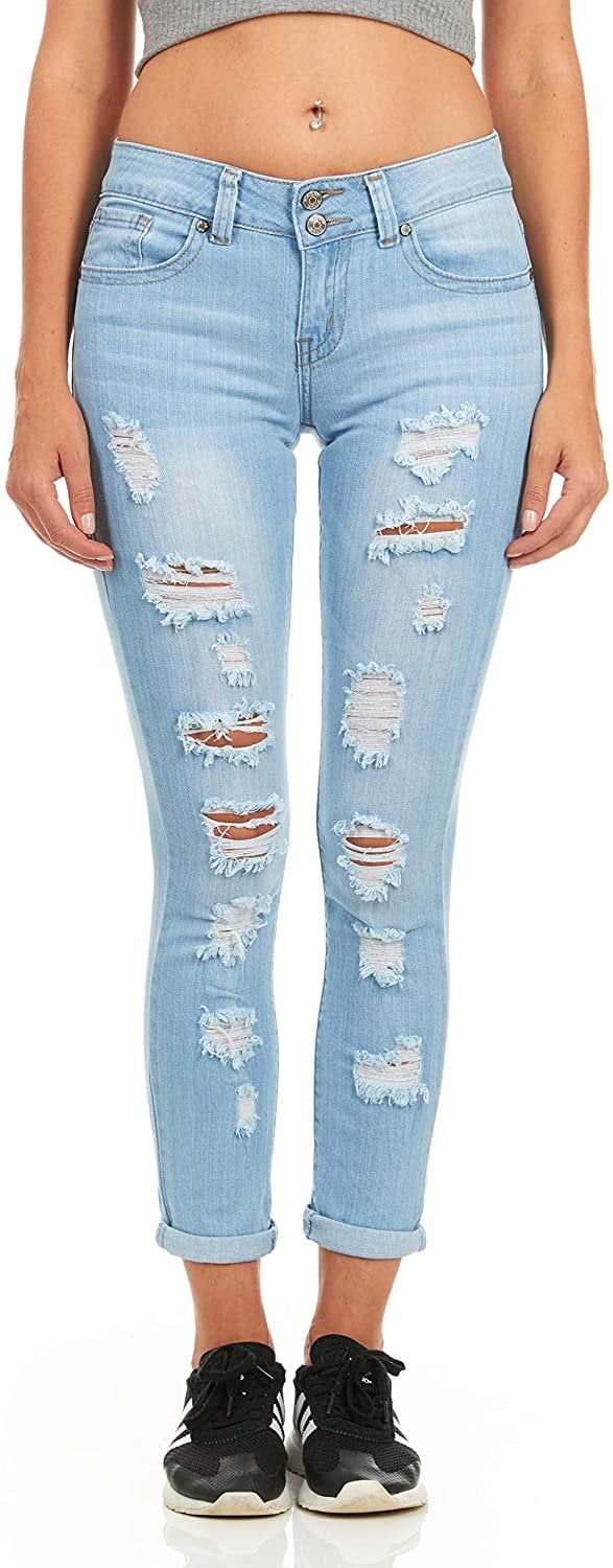 Skinny Jeans Light Wash Plus Size 