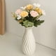 thumbnail image 5 of Ramo de rosas artificiales | 6 opciones de color para decoración de bodas, decoración del hogar e interiores de hoteles | Paquete de flores artificiales realistas, adornos decorativos sin, 5 of 6