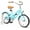 Blue, variant on ACEGER 20 Inch Beach Cruiser Bike for Girls Ages 9-13, Pink