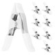 thumbnail image 1 of SWETRACE 8Ud Pinzas De Resorte Resistentes Para Soporte Fotografía Color Plata, 1 of 8
