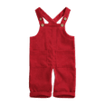 thumbnail image 4 of Spewahor Toddler Baby Corduroy Suspender Rompers Solid Color Adjustable Strap Pockets Overalls Infant Newborn Spring Autumn Button Trousers 6 12M 1Y 2Y 3Y 4Y 5Y, 4 of 9