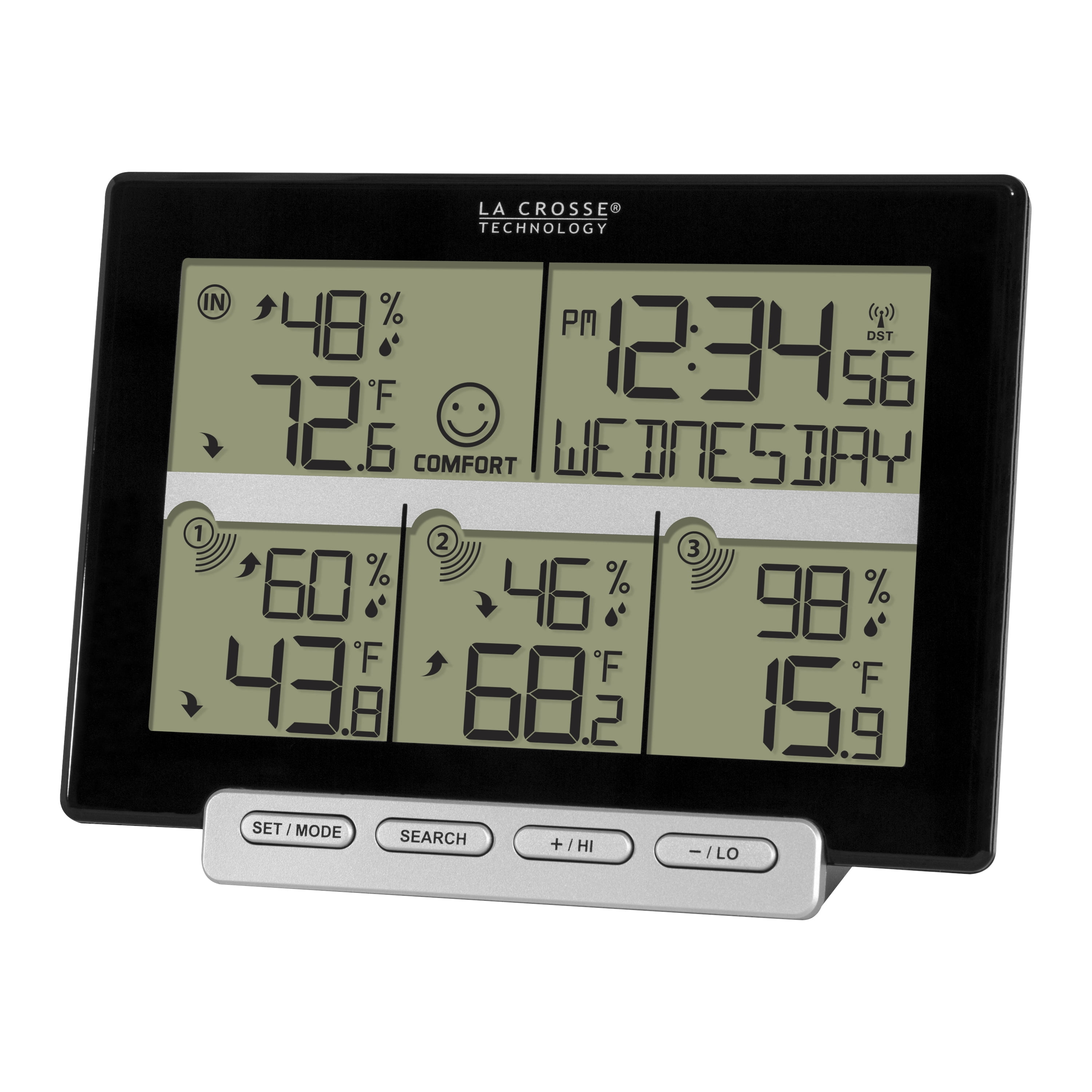 La Crosse Technology 3-Channel Wireless Digital Weather Station, 308-1412-3TX