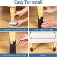 thumbnail image 4 of Ezprotekt 4Pack Adjustable Furniture Risers Screw Clamp,Bed Risers, Elevation in Heights 2"Heavy Duty Risers, Fit 0.87" to 1.5", 4 of 11