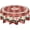 Brick Red, variant on Christmas Tablecloth Round 60 Inch Christmas Trees Black Buffalo Plaid Table Cloth Farmhouse Winter Snowflake Table Cover Decorative for Home Kitchen Dining Outdoor Party Picnic Home Decor