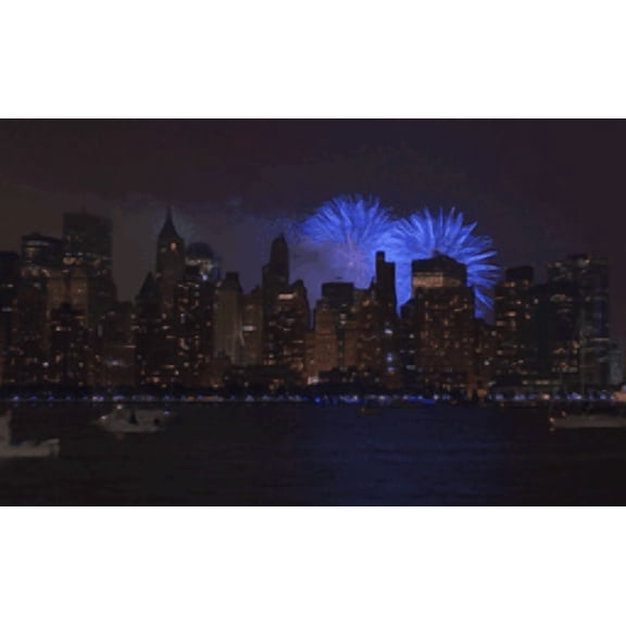 New York Skyline Glossy Poster