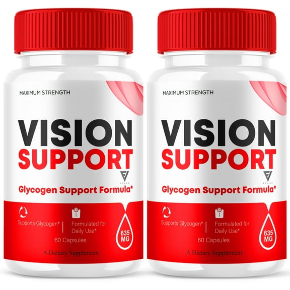(2 Pack) Vision Support Capsules, VisionSupport Sight Support (120 Capsules)