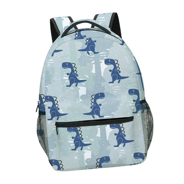 Mochila Pequeña para Mochila Pequeña Mochila Mochila Moderna Simple Mochila de Escuela Mochila Linda para para Pequeños Azul Hugo Mochila de dinosaurio