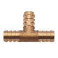 thumbnail image 1 of Conector en T de Latón Strade Fareast Limited 3/8 para Manguera 4 Piezas, 1 of 8
