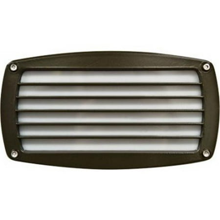 

Recessed Louvered Brick Step & Wall Fixture Bronze
