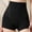 Black, variant on Women‘s High Waisted Shapewear Briefs Tummy Control Boyshorts Seamless Nylon Spandex Lace Trim Panties Beige M to XXXL,Size M