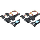 thumbnail image 1 of Cable adaptador Slimline SAS MCIO 8i 74 a 2-SFF 8639 50 cm con alimentación SATA 15P, 1 of 5