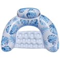 thumbnail image 1 of HuangShi  Floating Water Hammock Float Lounger Floating Toys Inflatable Bed Chair Swimming Pool Foldable Inflatable Hammock Bed, 1 of 7