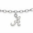 thumbnail image 2 of Auriga Fine Jewelry 925 Sterling Silver Rhodium-plated 9 inch Anklet for Women, 2 of 6