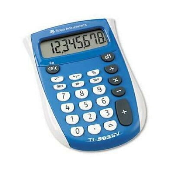 2Pc Texas Instruments Ti-503sv Pocket Calculator, 8-Digit Lcd