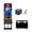 black booth+printer, variant on VANYA Magic Mirror Photo Booth 21.5inch Touch Screen Portable Selfie Machine Built-in Mini PC for Weddings(Without camera and printer)