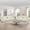 Beige, variant on 137.8'' Oversized Modular Sectional Sofa, U-Shaped Couch, Silver Chenille 6 Seat Sofa with Removable Ruffles Pleats Skirts, Ottoman, Flared Arm, Deep Couches for Living Room, Bedroom, Green