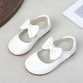 thumbnail image 2 of Quealent Little Toddler Girls Dress Shoes Ballerina Ballet Flats Kids Mary Janes White for Size 12, 2 of 6