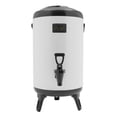 thumbnail image 5 of Insulated Beverage Dispenser Insulated Thermal Hot & Cold Thermal Coffee Milk Beverage Dispenser 8L/10L/12L Baking Varnish White, 5 of 26