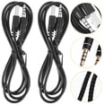 thumbnail image 2 of Miangastore 2pcs USB Charger Cables USB Cords Headphones Charger Cable USB To 3.5mm Audio Cables, 2 of 9
