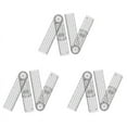 thumbnail image 1 of 12 Pieces Goniometer Physiotherapy 360 Degree Rotation Protractor Physiotherapy PVC for Physiotherapy, Sports Therapy, 1 of 9