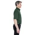 thumbnail image 2 of 8977 UltraClub Adult Short-Sleeve Whisper Twill Forest Green 3XL, 2 of 3