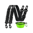 thumbnail image 1 of 2 Cinturón De Seguridad Correa De Mascotas De Auto Con Bol Malubero Negro, Verde, 1 of 5