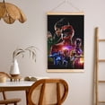 thumbnail image 5 of Power Rangers Wooden Shaft Hanging Poster Home Decor Poster Wall Art Painting For Living Room Bedroom 20"X30", 5 of 7