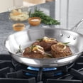 thumbnail image 5 of Calphalon 1767730 12 inch Tri-Ply Stainless Steel Omelet Pan, 5 of 6