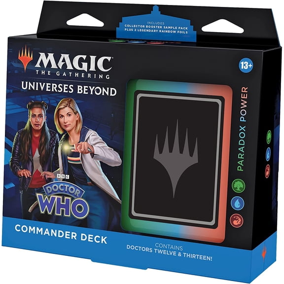 MtG Doctor Who Paradox Power Commander Deck (100-Card Deck, 2-Card Collector Booster Sample Pack   Accessories)